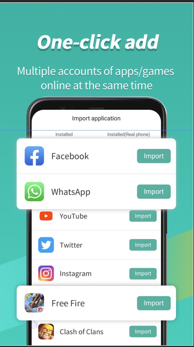اسکرین شات 2 برنامه Virtual Android -Android Clone
