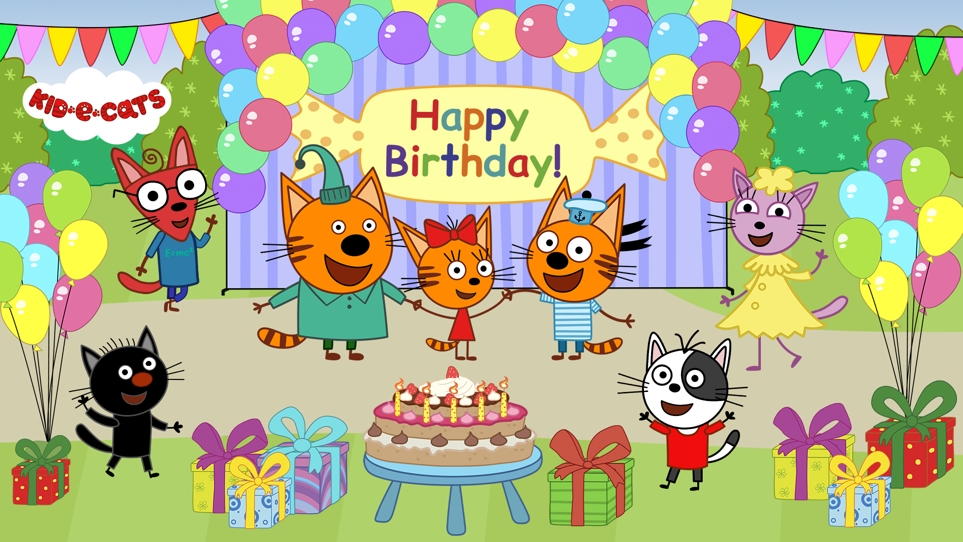اسکرین شات 1 بازی Kid-E-Cats: Kids birthday