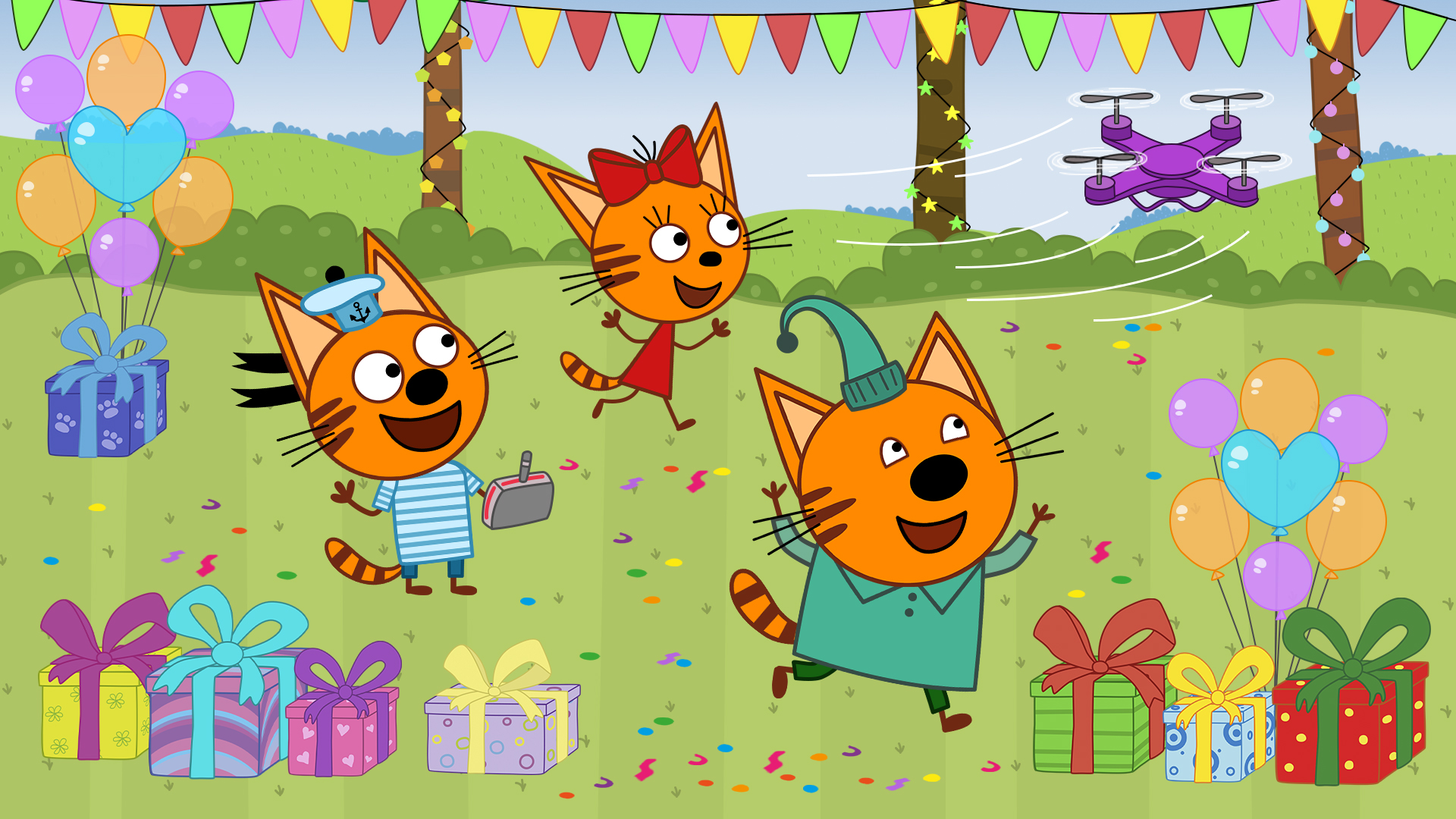 اسکرین شات 3 بازی Kid-E-Cats: Kids birthday
