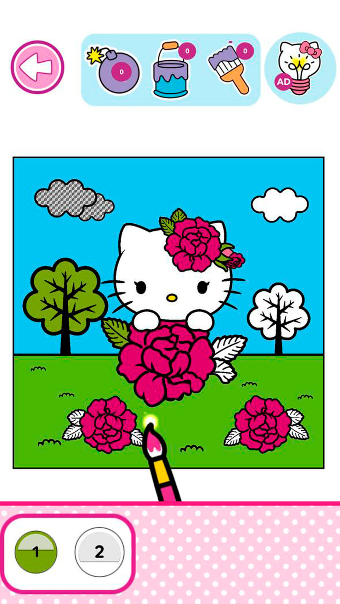 اسکرین شات 1 بازی Hello Kitty: Coloring Book