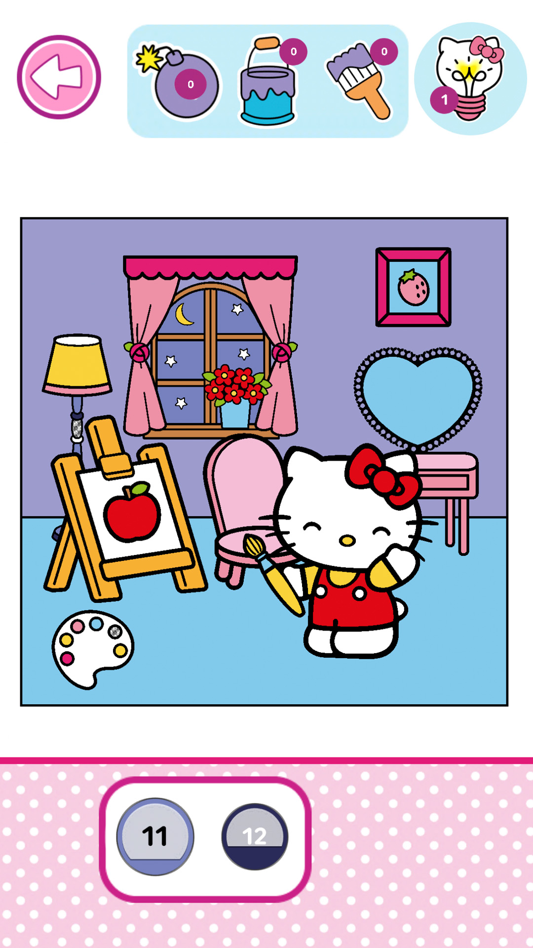 اسکرین شات 4 بازی Hello Kitty: Coloring Book