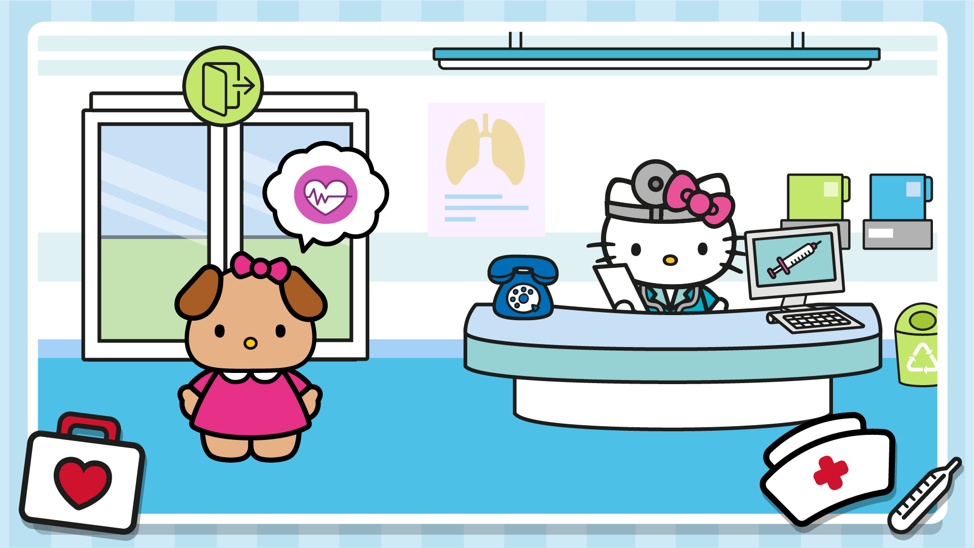 اسکرین شات 1 بازی Hello Kitty: Kids Hospital