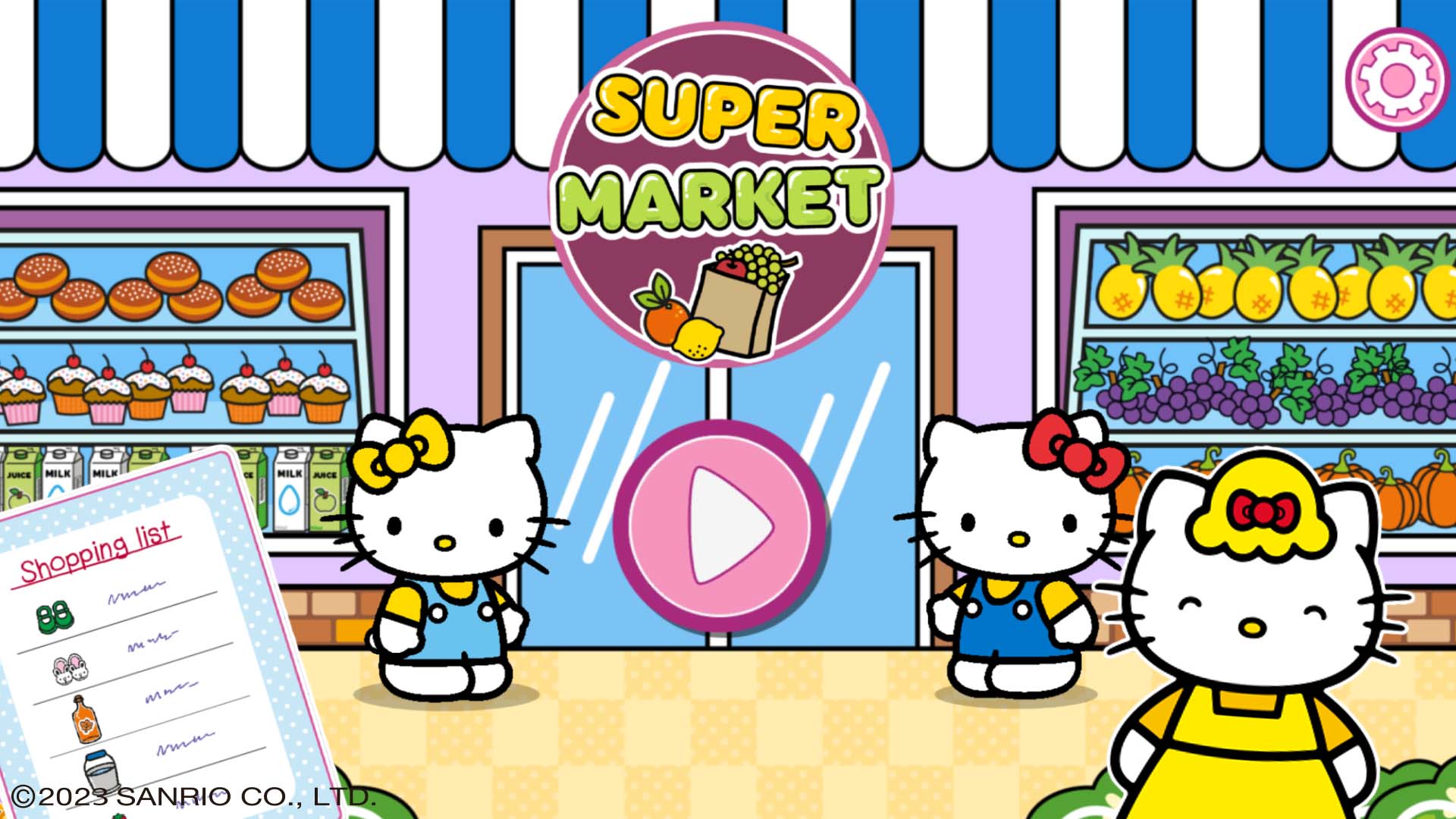 اسکرین شات 1 بازی Hello Kitty: Kids Supermarket