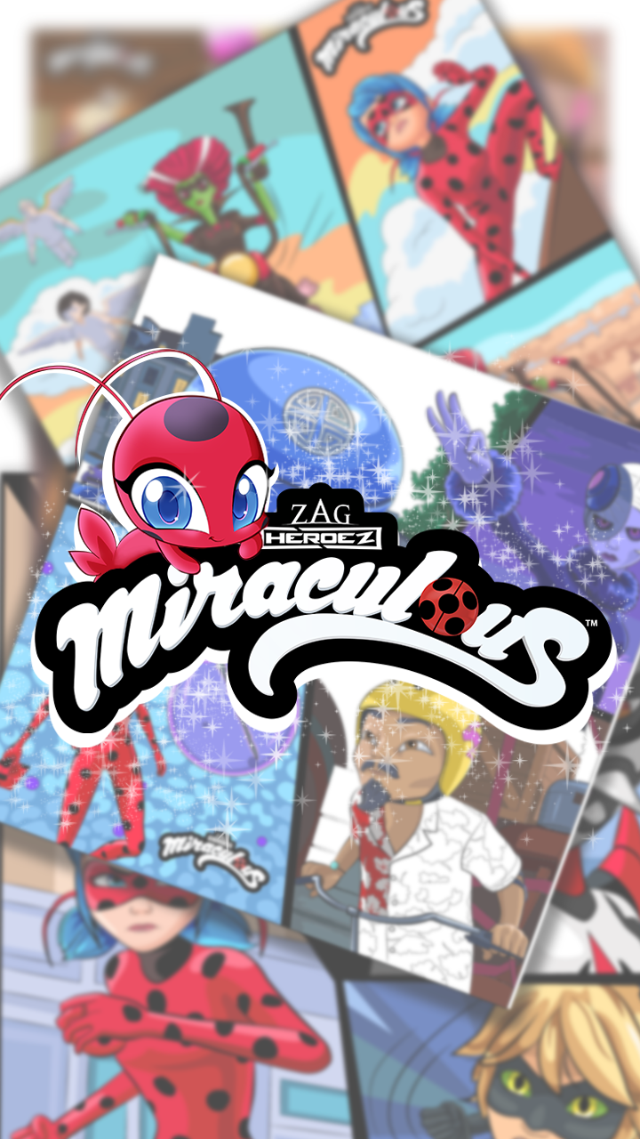 اسکرین شات 1 بازی Miraculous Ladybug & Cat Noir. Color by number