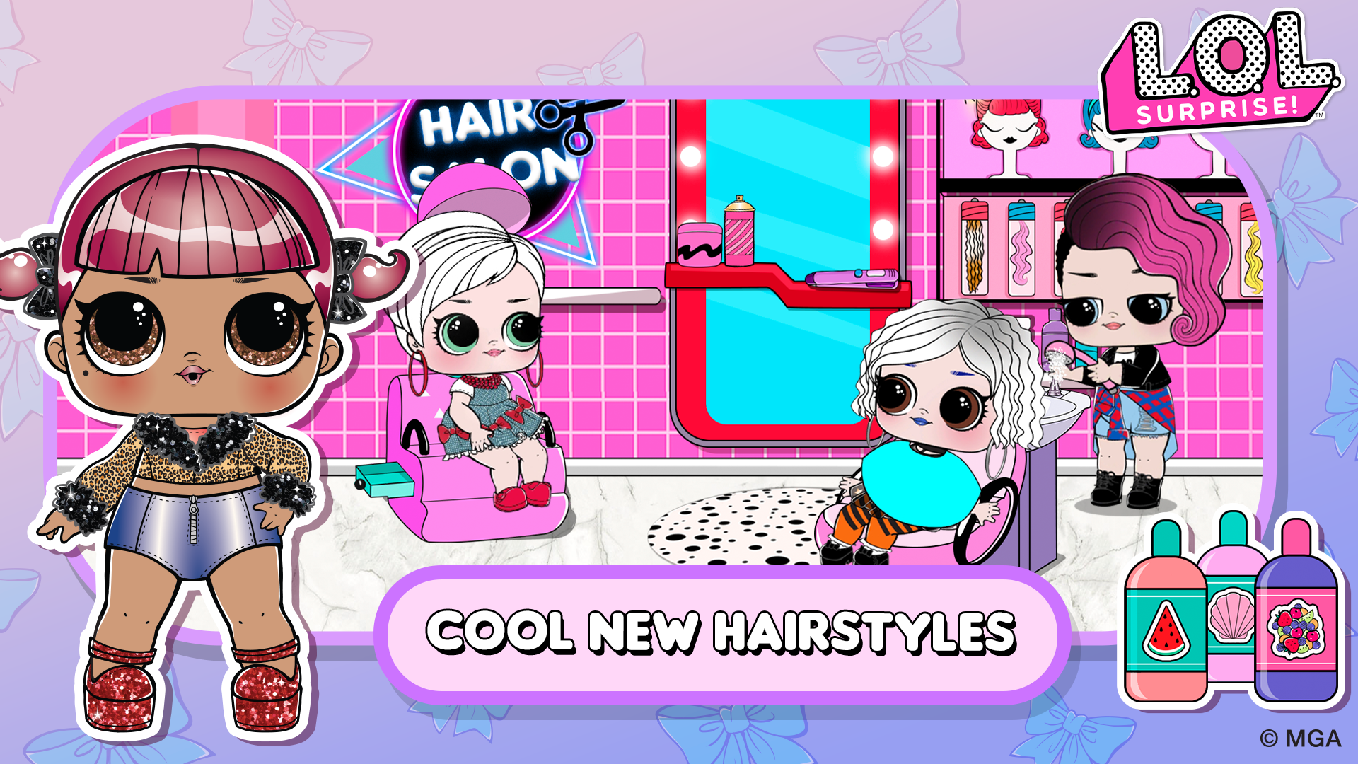 اسکرین شات 1 بازی L.O.L. Surprise! Beauty Salon