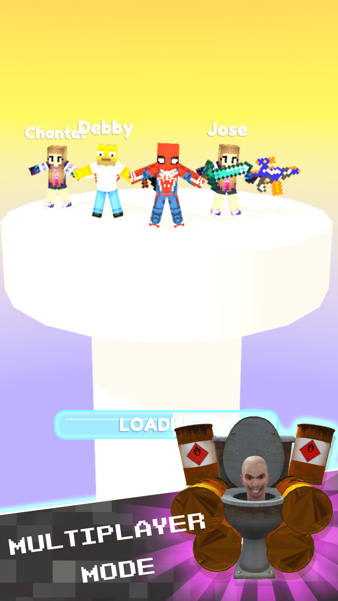 اسکرین شات 6 بازی Skibidi Toilet: Sword Battle