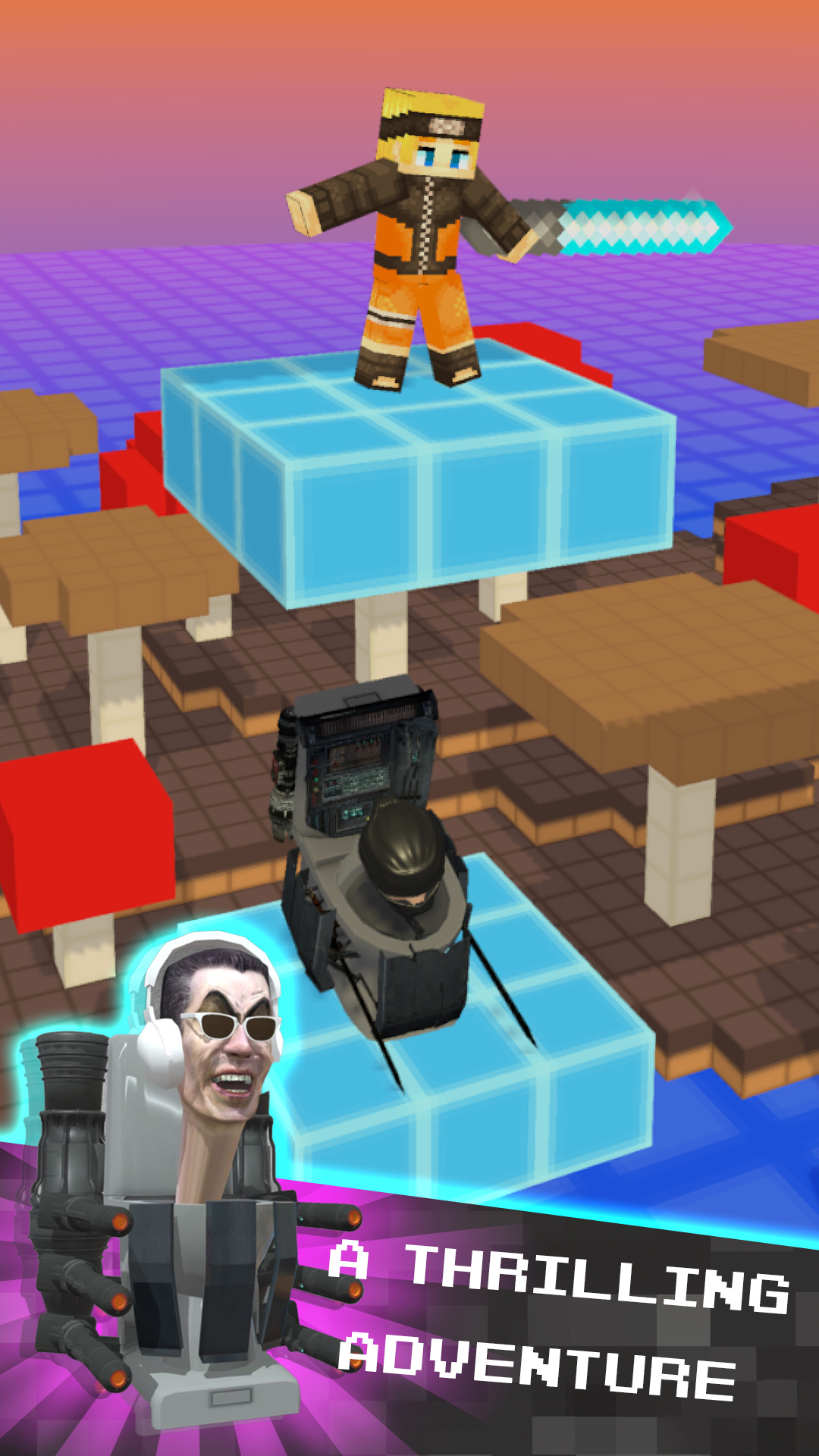 اسکرین شات 1 بازی Skibidi Toilet: Sword Battle
