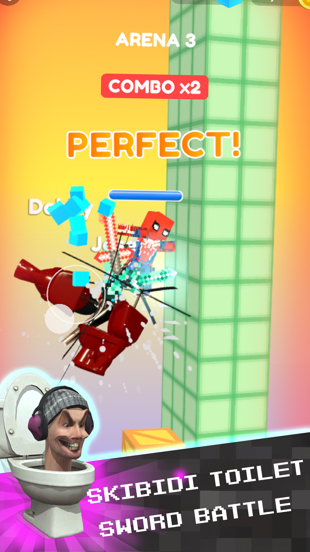 اسکرین شات 2 بازی Skibidi Toilet: Sword Battle