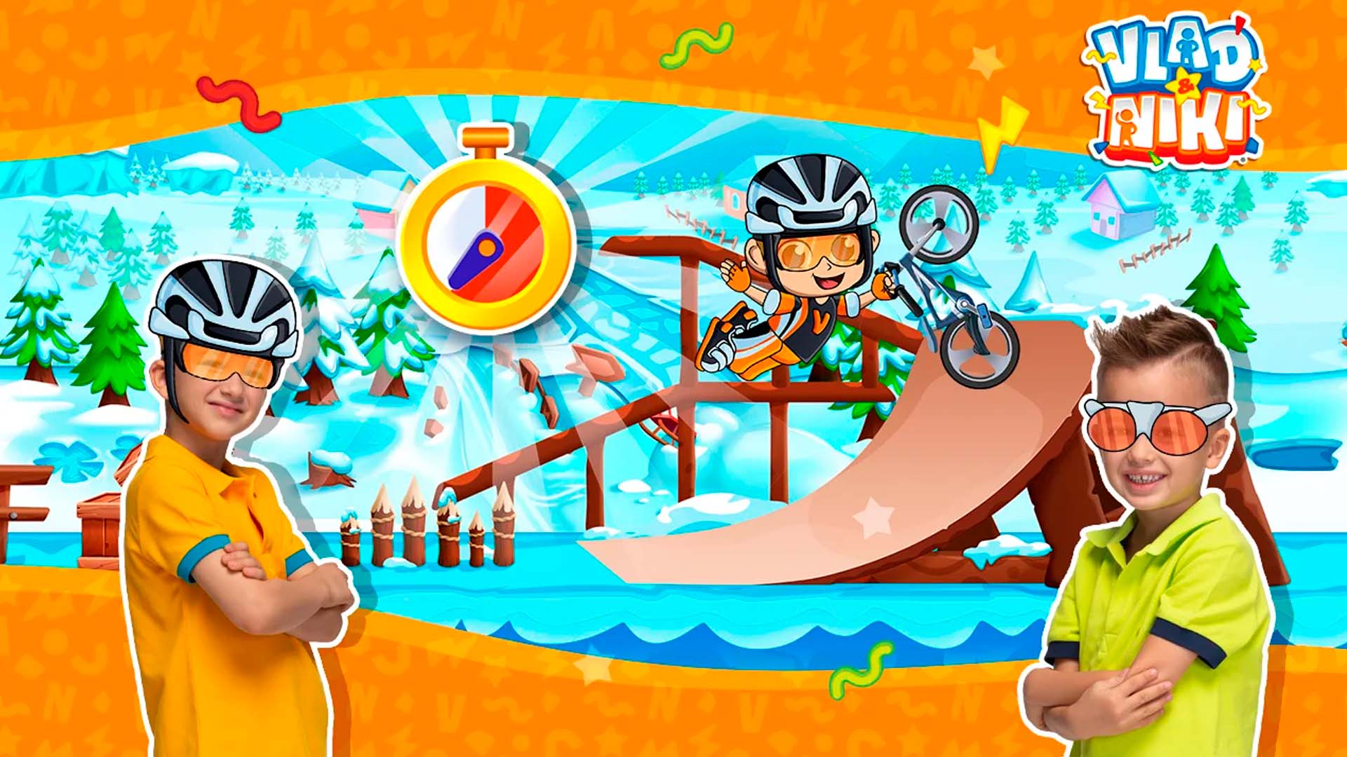 اسکرین شات 7 بازی Vlad & Niki: Kids Bike Racing
