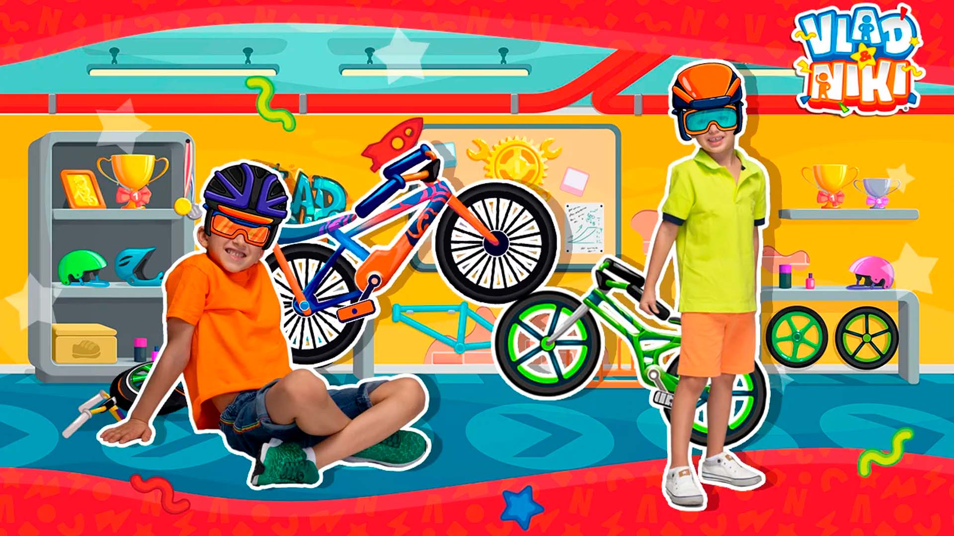 اسکرین شات 2 بازی Vlad & Niki: Kids Bike Racing