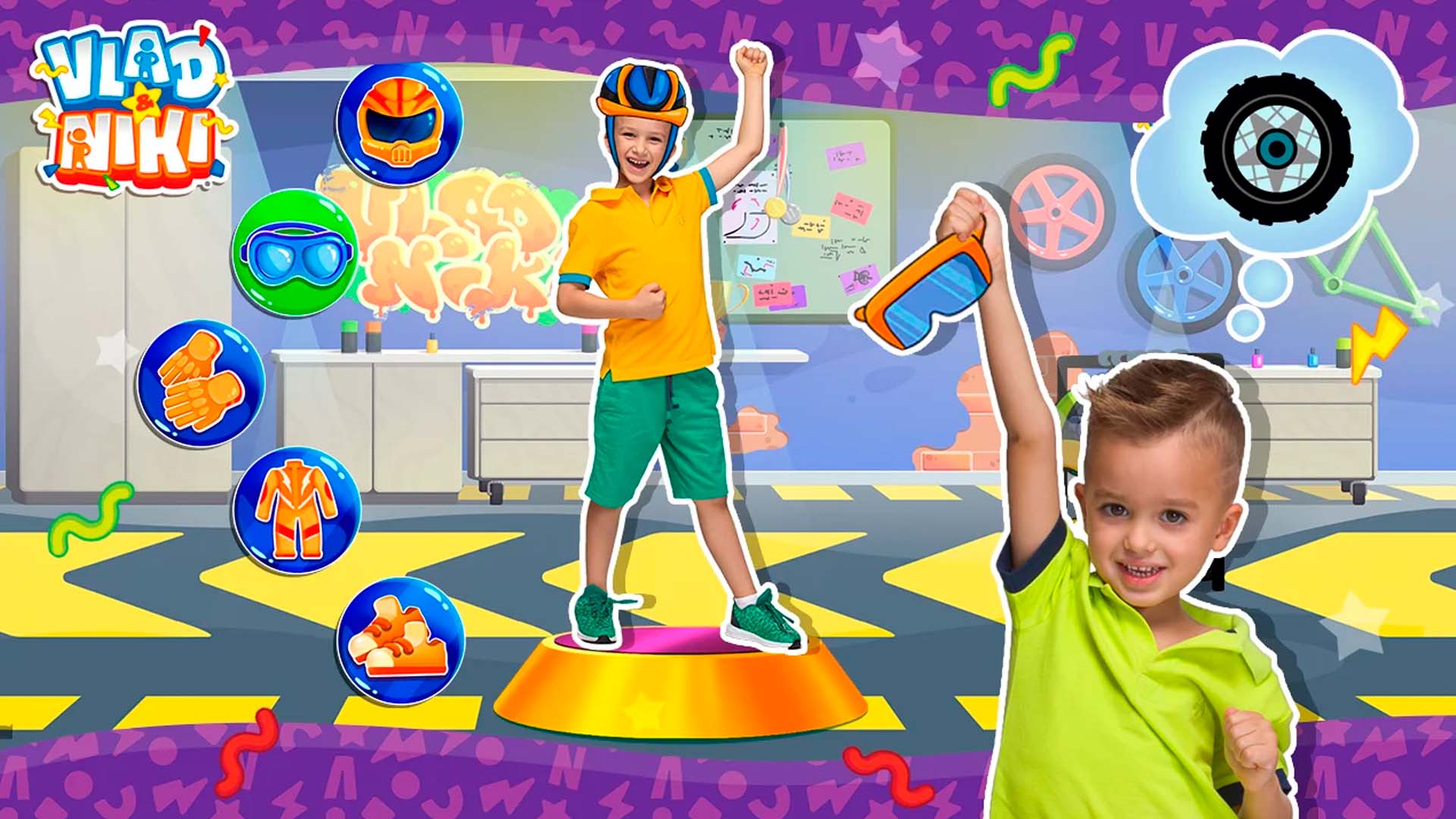 اسکرین شات 1 بازی Vlad & Niki: Kids Bike Racing