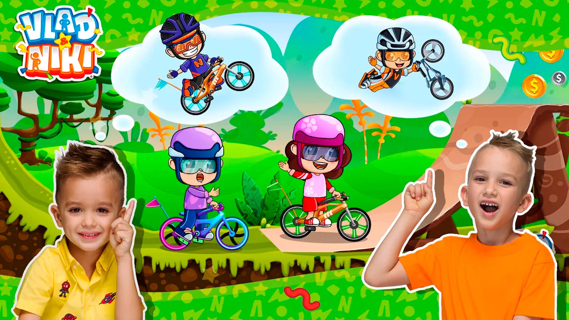 اسکرین شات 3 بازی Vlad & Niki: Kids Bike Racing