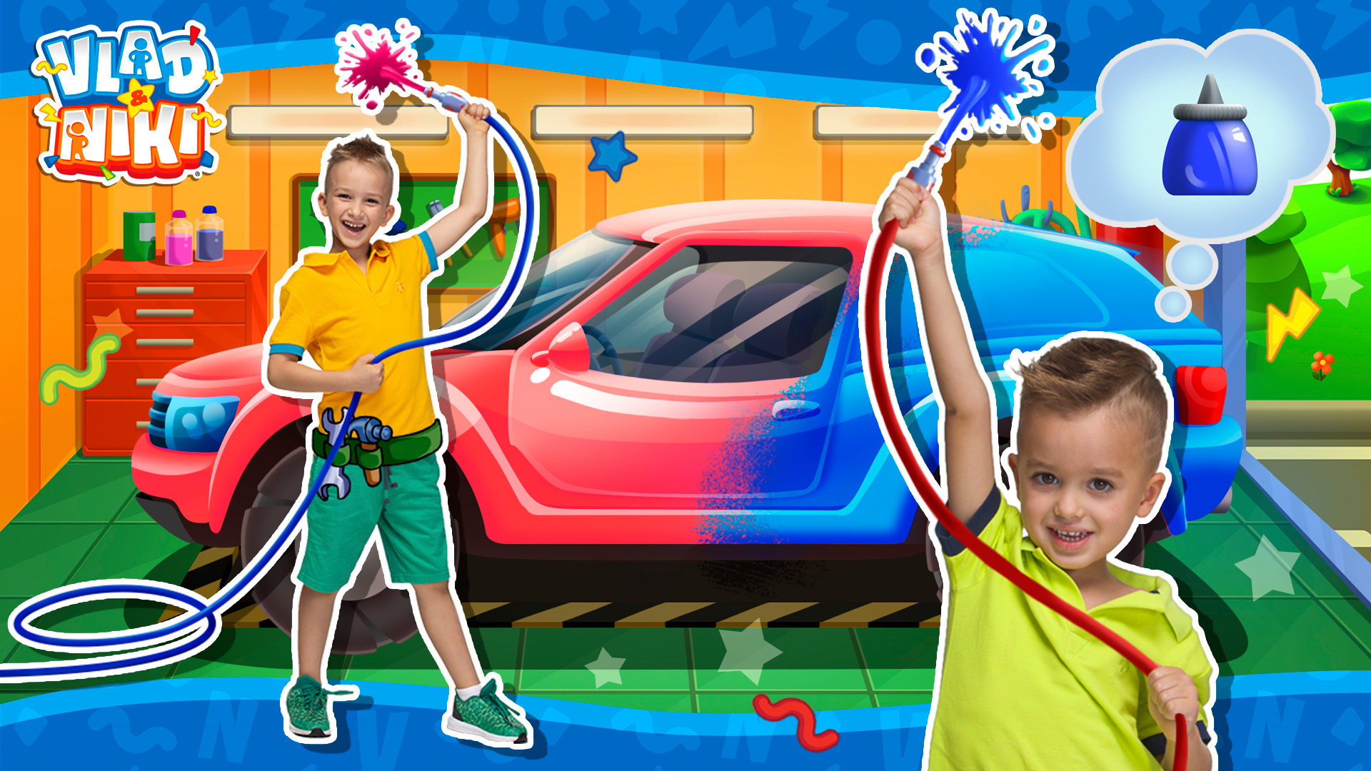 اسکرین شات 1 بازی Vlad and Niki: Car Service