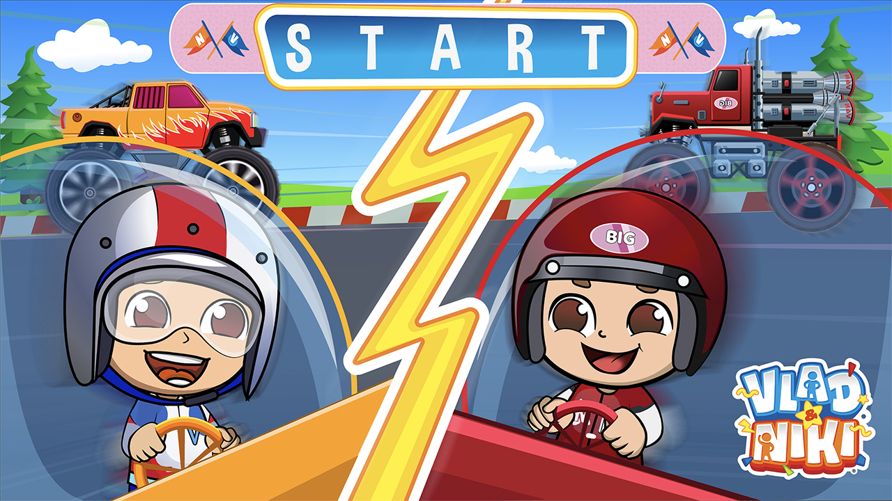 اسکرین شات 5 بازی Monster Truck Vlad & Niki