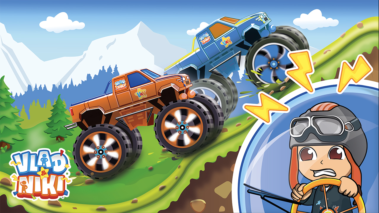 اسکرین شات 3 بازی Monster Truck Vlad & Niki