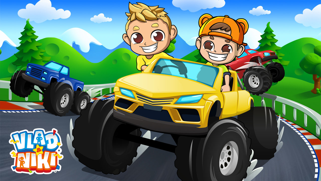 اسکرین شات 1 بازی Monster Truck Vlad & Niki