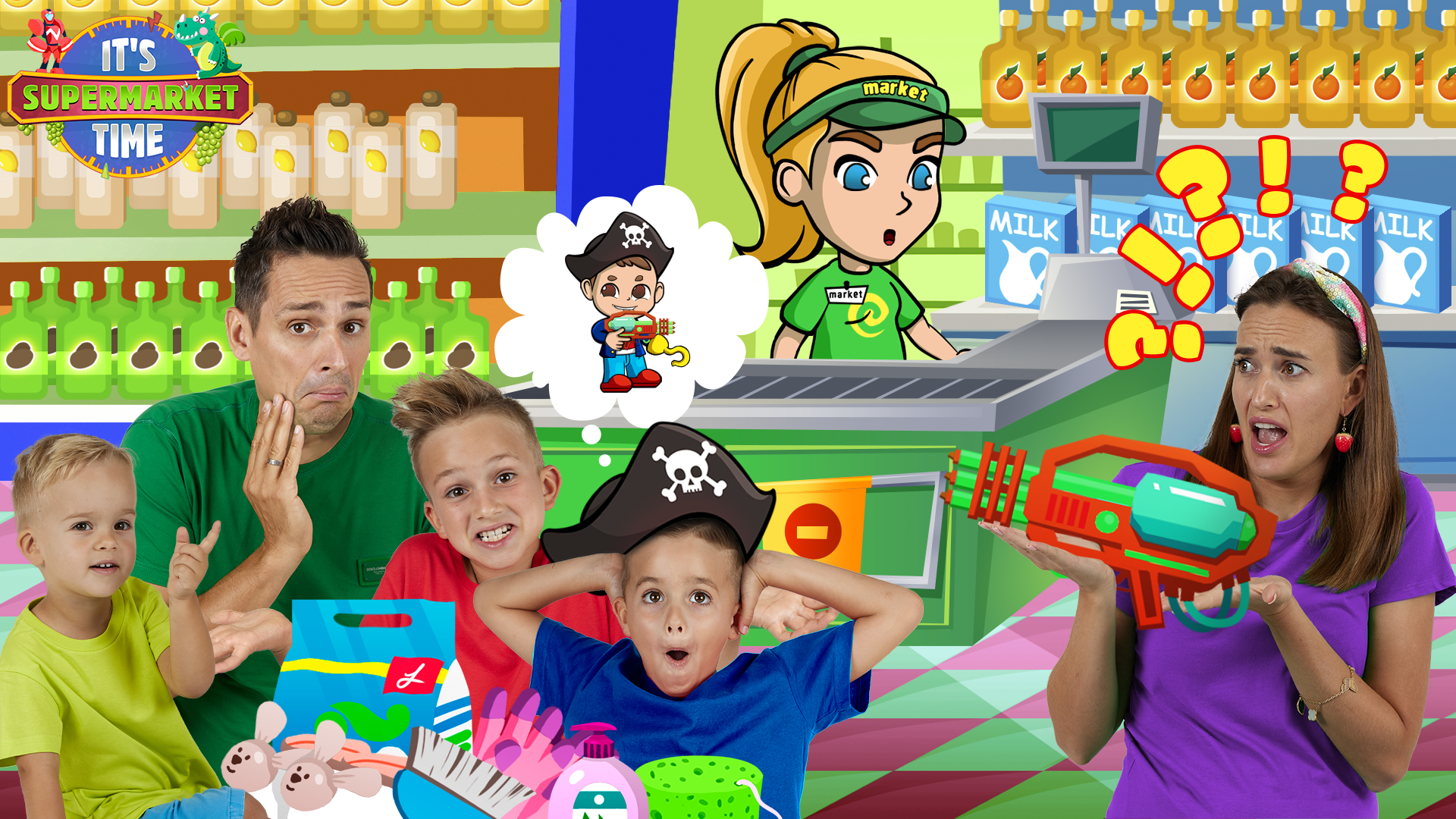 اسکرین شات 4 بازی Vlad & Niki Supermarket game