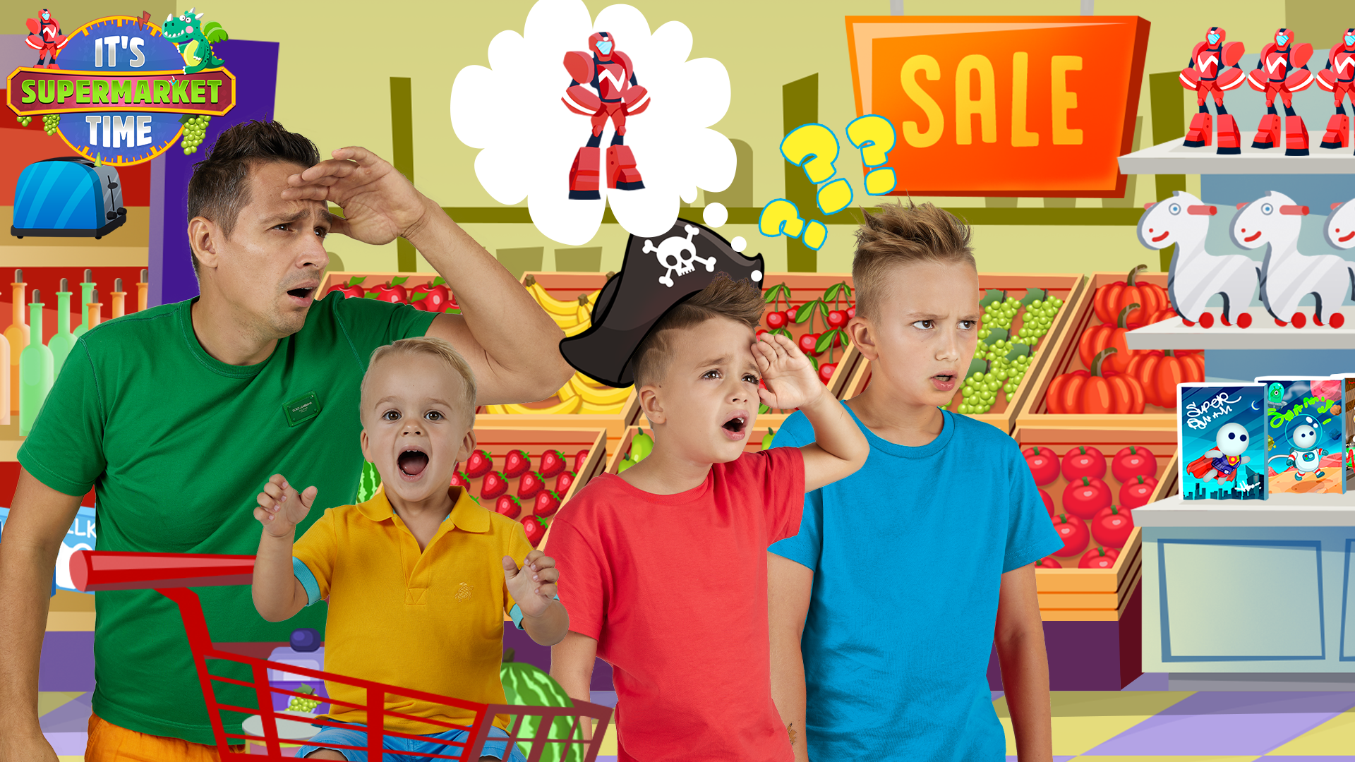 اسکرین شات 3 بازی Vlad & Niki Supermarket game