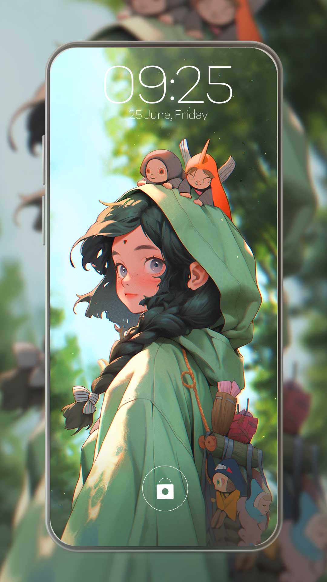 اسکرین شات 4 برنامه Anime Wallpaper HD Collection