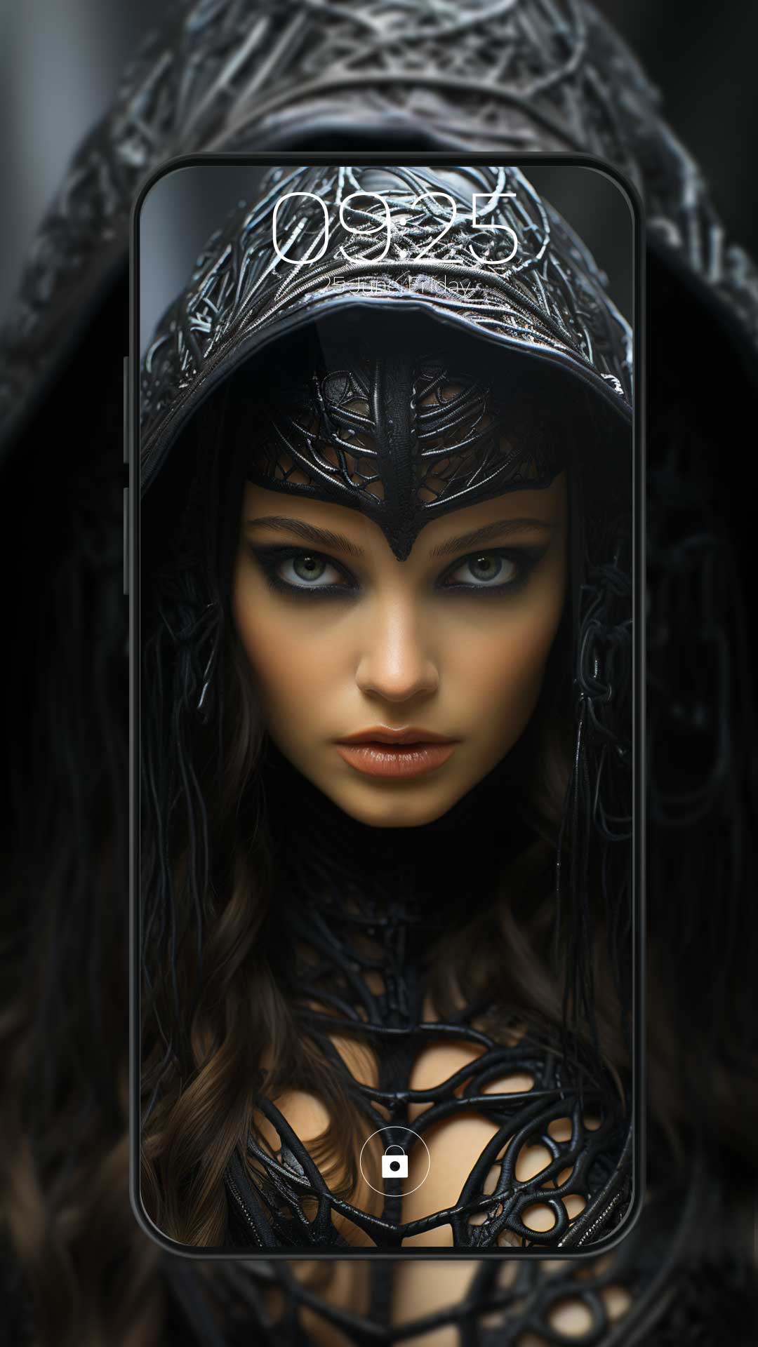 اسکرین شات 4 برنامه All Black Wallpaper Collection