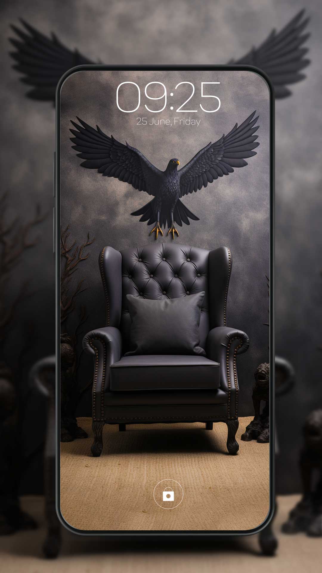 اسکرین شات 3 برنامه All Black Wallpaper Collection