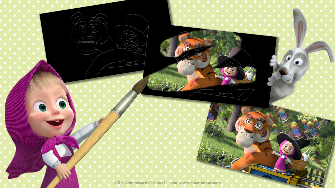 اسکرین شات 3 بازی Masha and the Bear: Mini games
