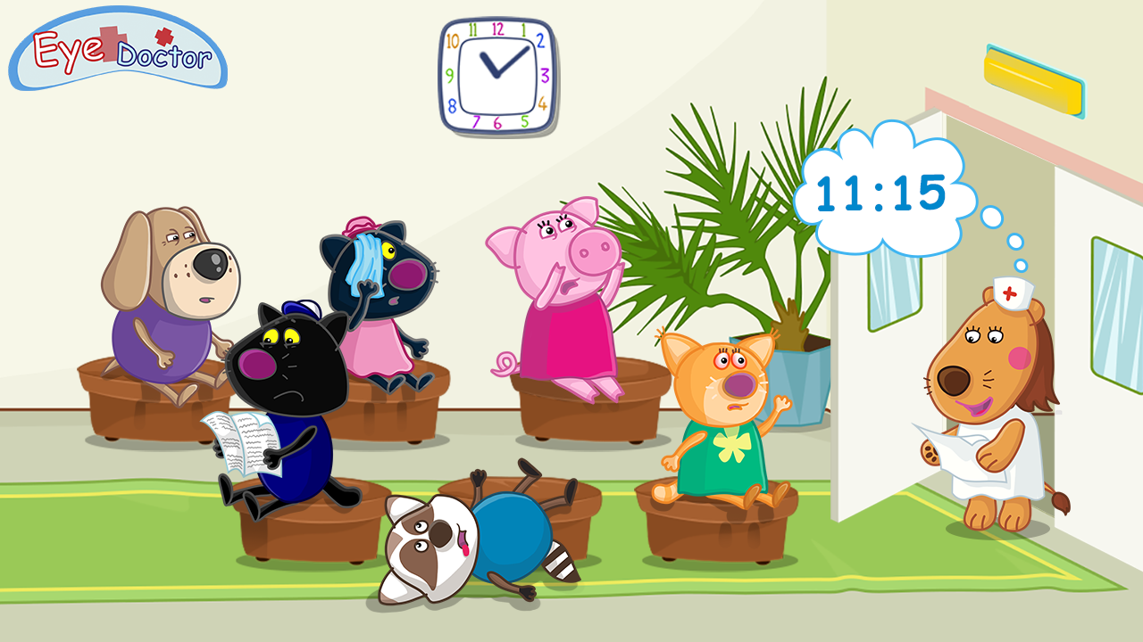 اسکرین شات 1 بازی Hippo Eye Doctor: Medical game