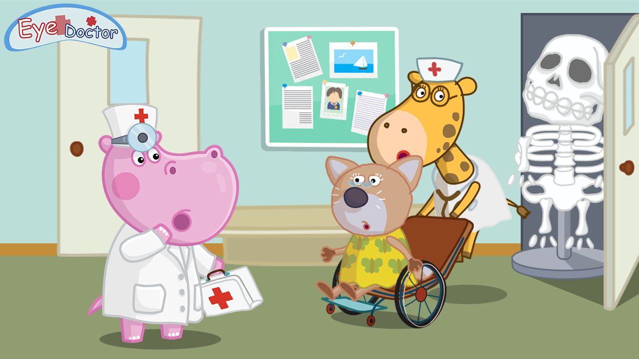 اسکرین شات 5 بازی Hippo Eye Doctor: Medical game