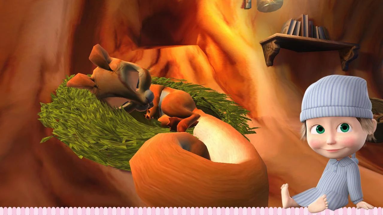 اسکرین شات 2 بازی Masha and the Bear: Good Night