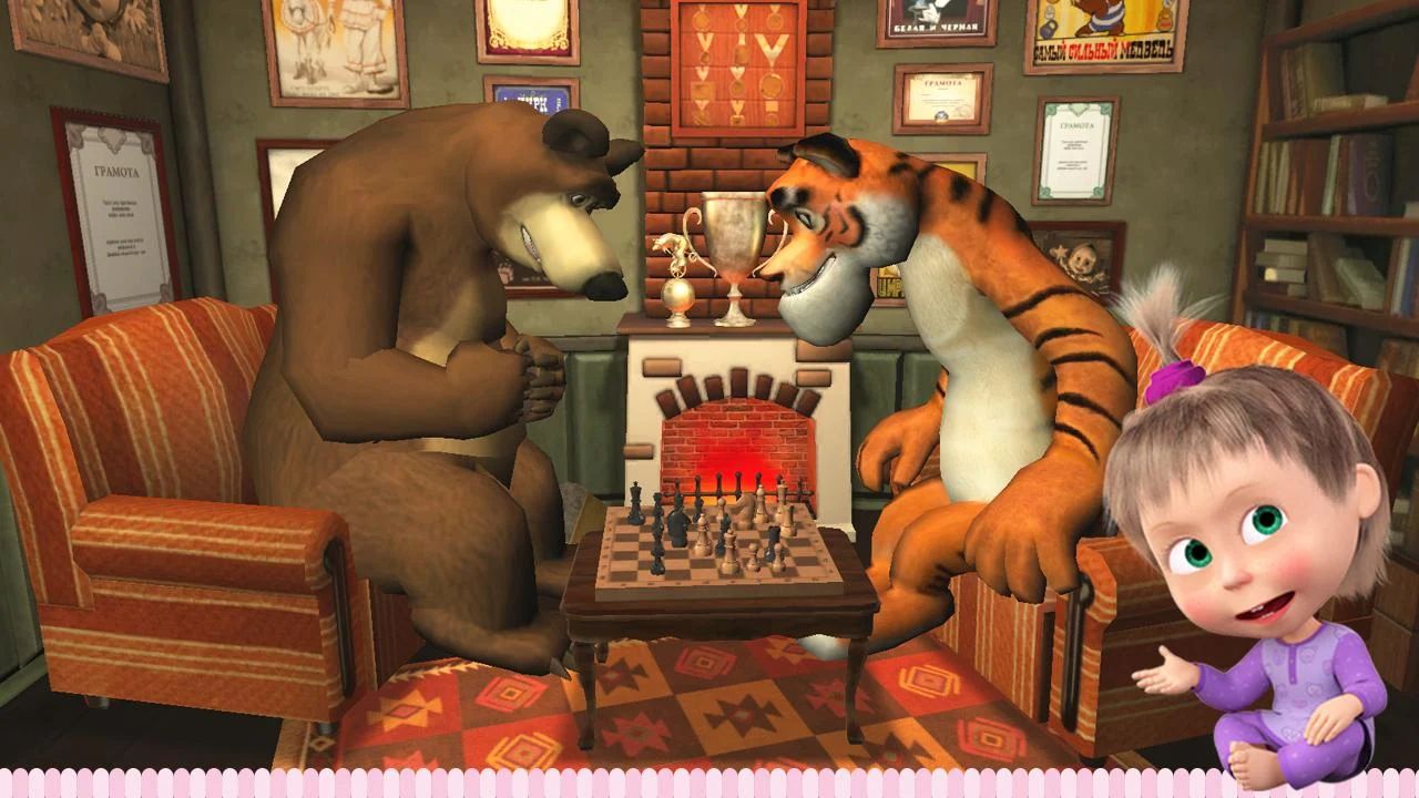 اسکرین شات 5 بازی Masha and the Bear: Good Night