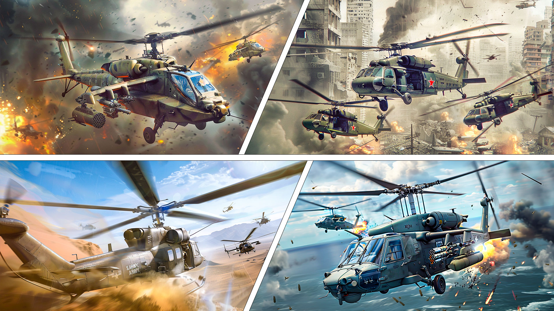اسکرین شات 3 بازی Gunship Battle Air Force War