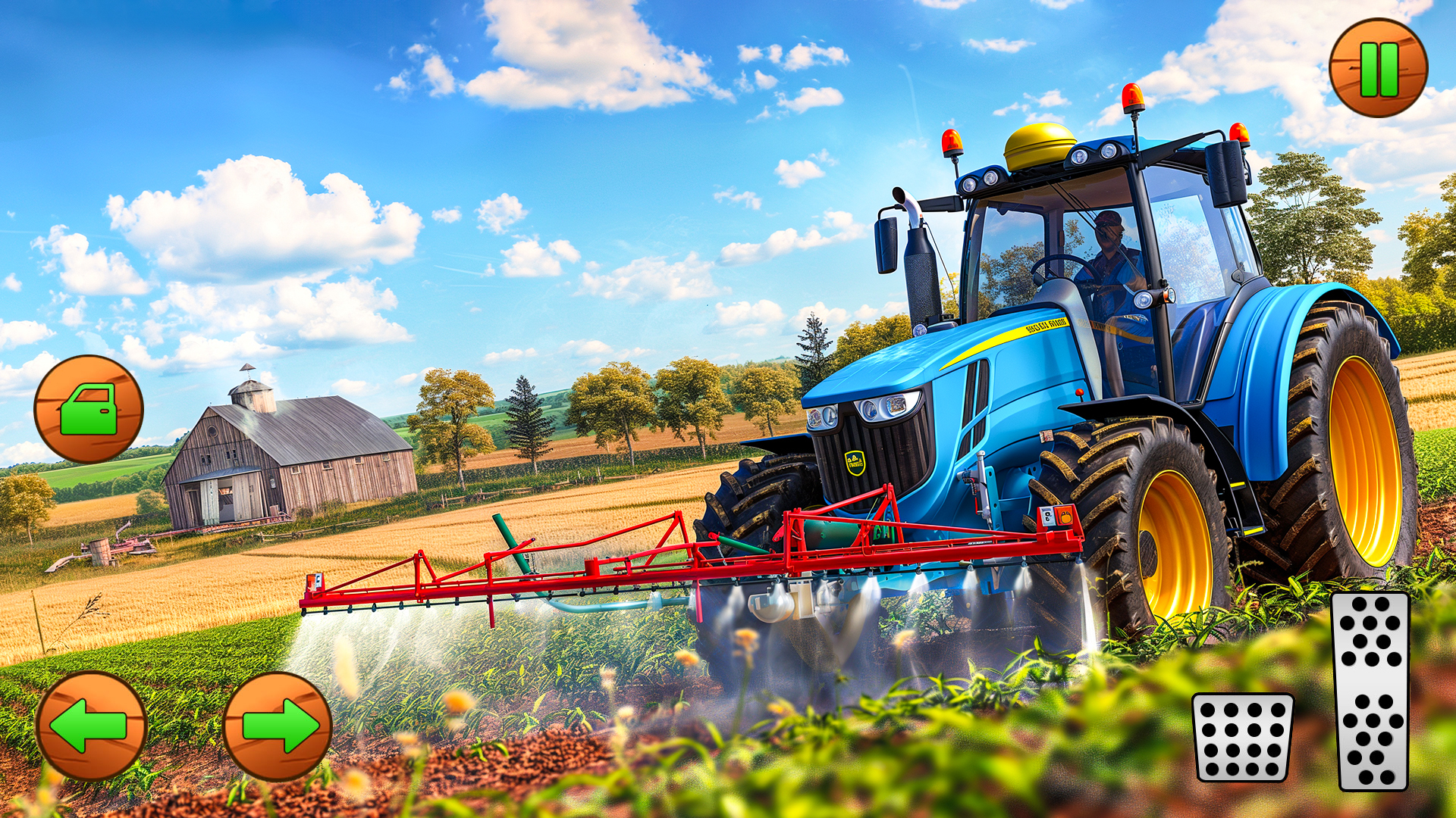 اسکرین شات 2 بازی Tractor Farm Simulator Game