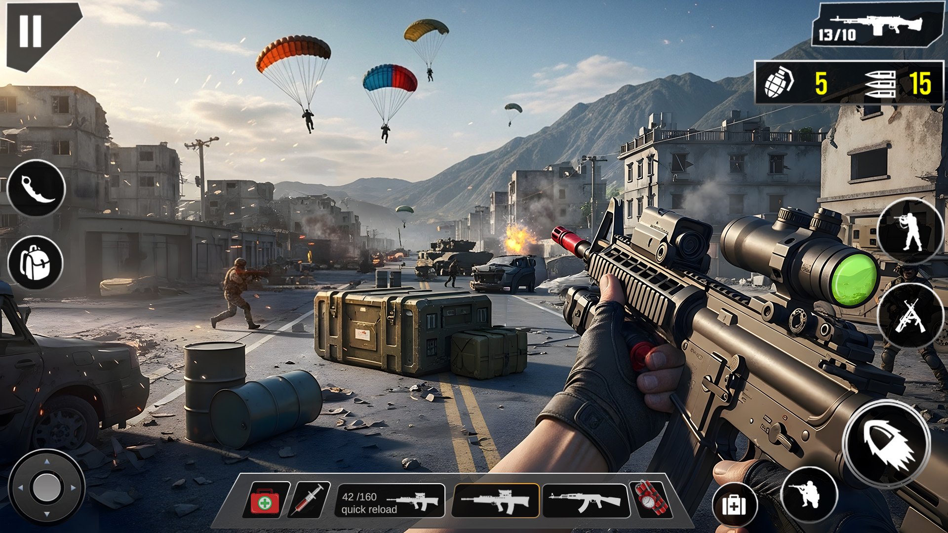 اسکرین شات 3 بازی Shooting Games Gun Games