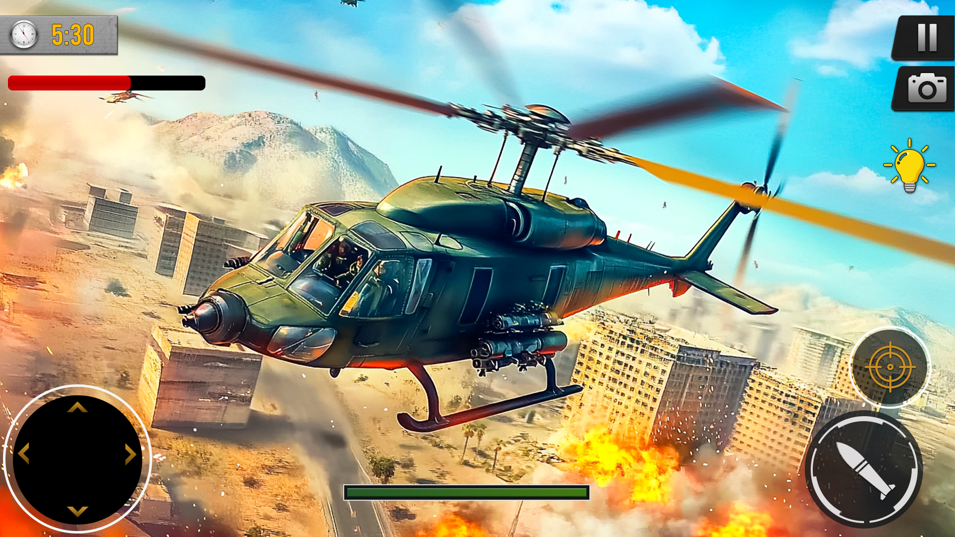 اسکرین شات 2 بازی Gunship 3D- Helicopter Battle