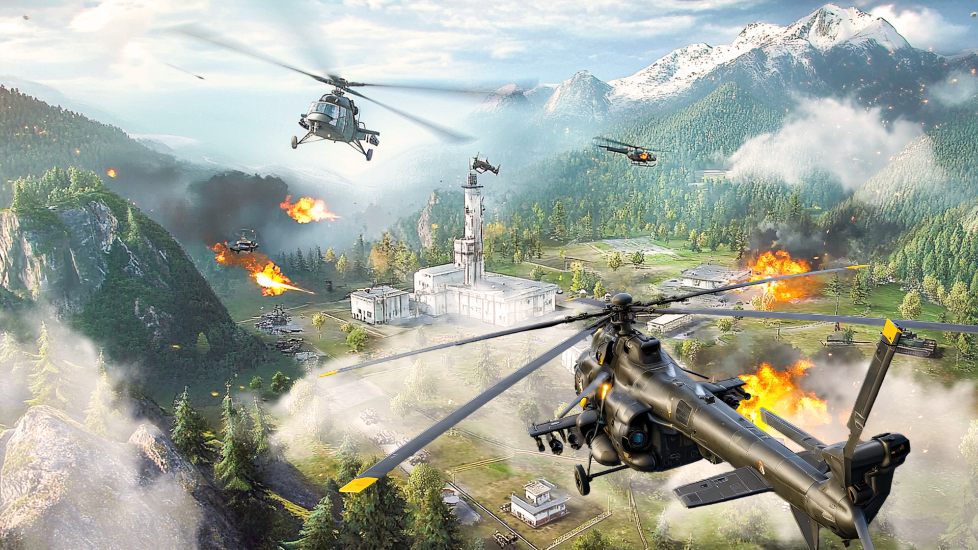اسکرین شات 3 بازی Gunship 3D- Helicopter Battle