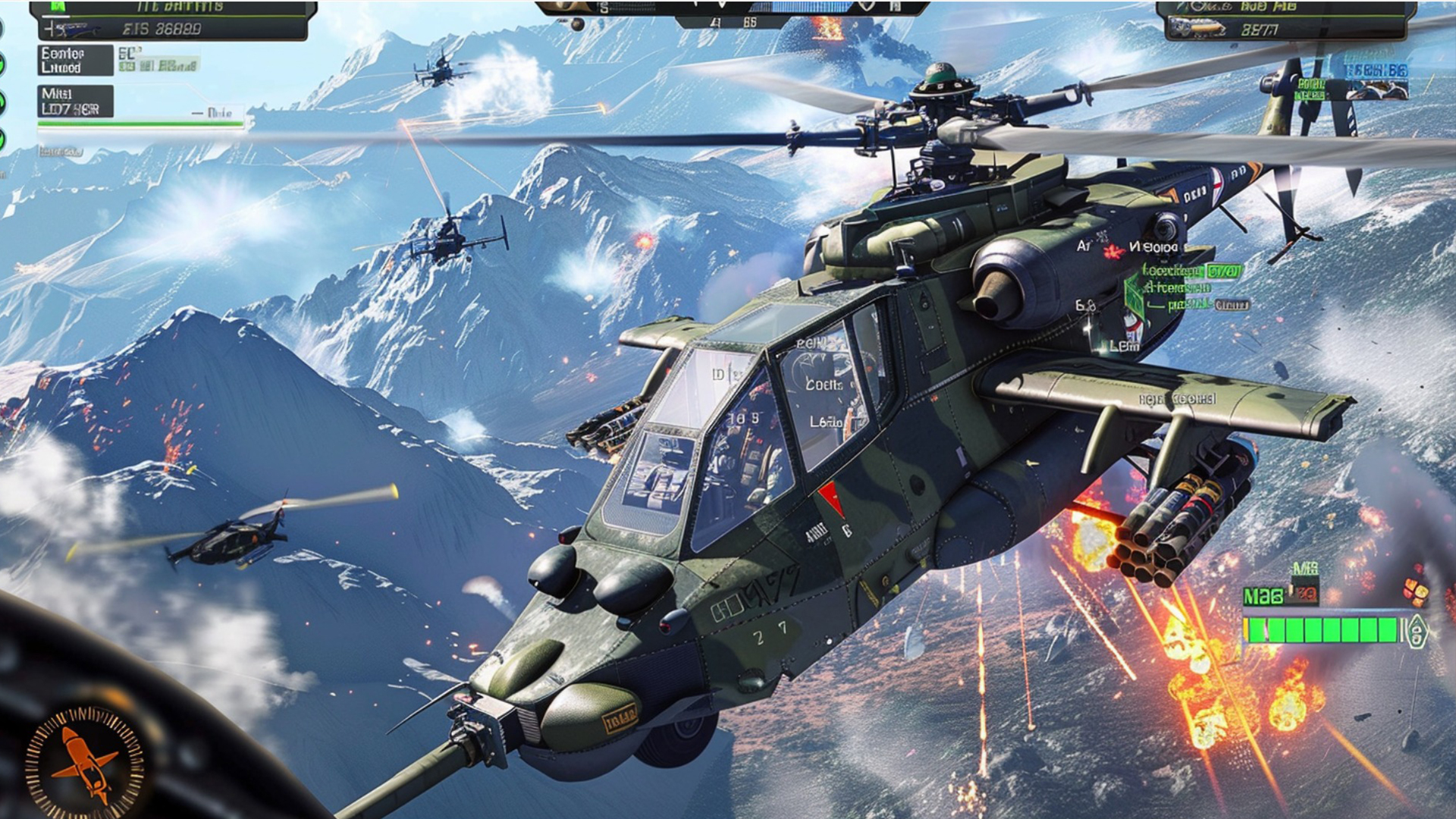 اسکرین شات 5 بازی Gunship 3D- Helicopter Battle