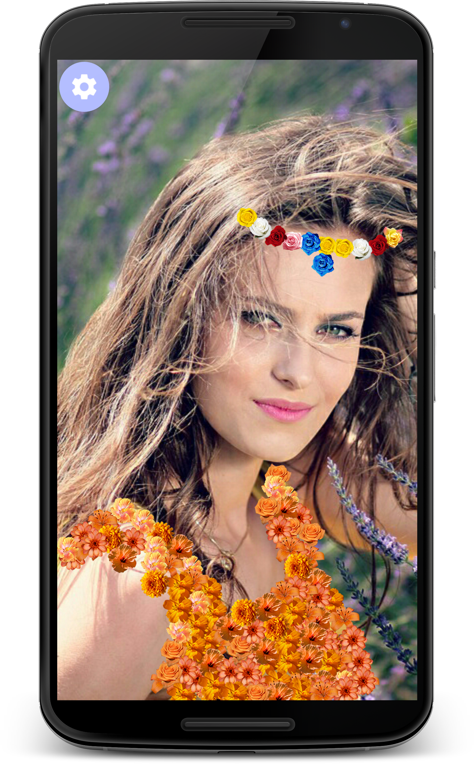 اسکرین شات 8 برنامه Draw by flowers - Name Paint