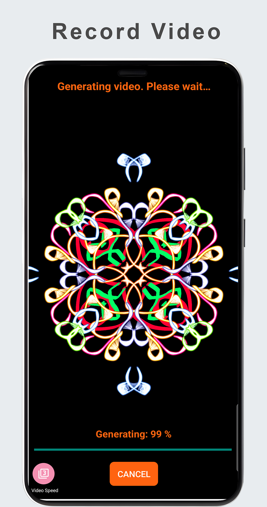 اسکرین شات 6 برنامه Glow Magic Doodle kaleidoscope