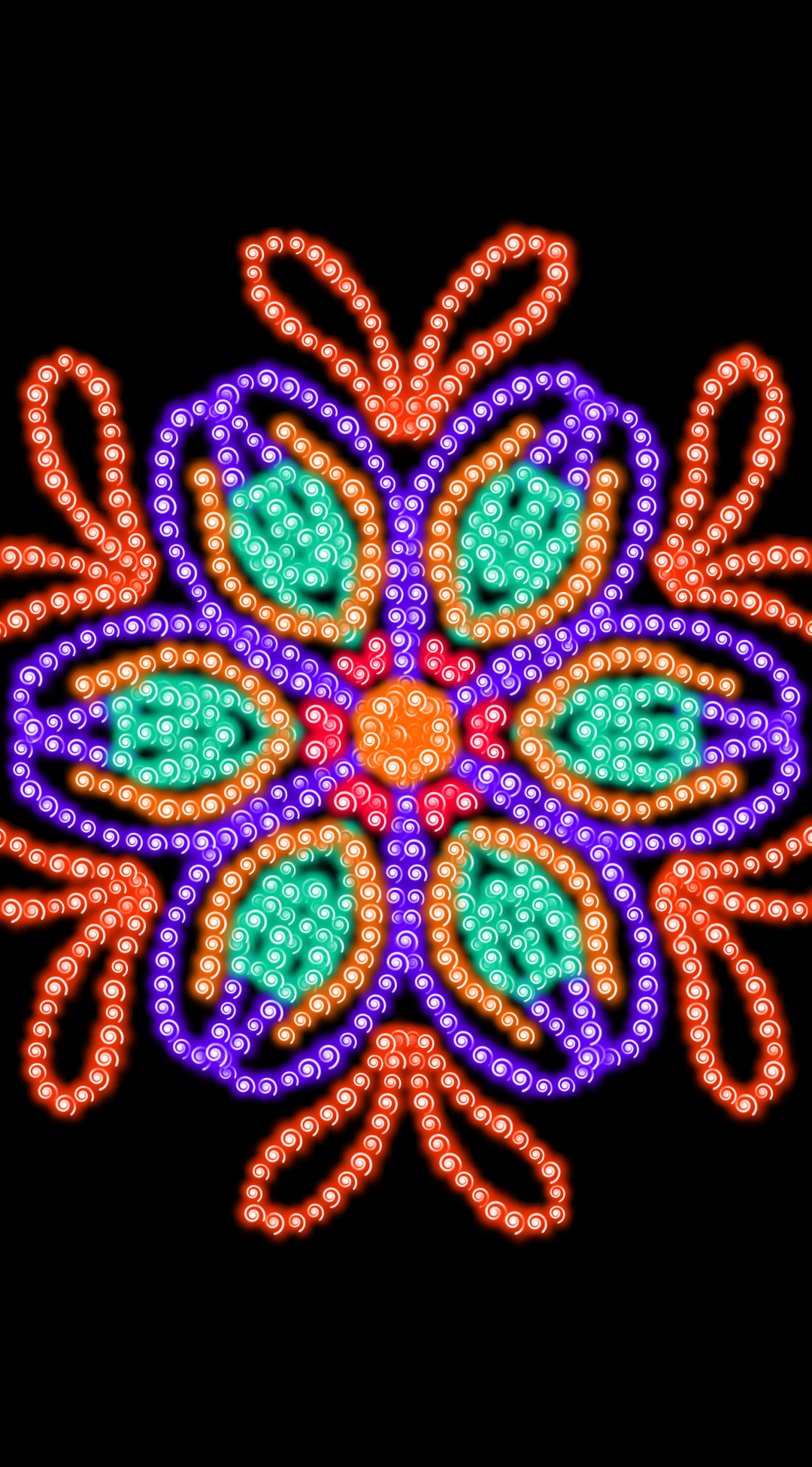 اسکرین شات 8 برنامه Glow Magic Doodle kaleidoscope