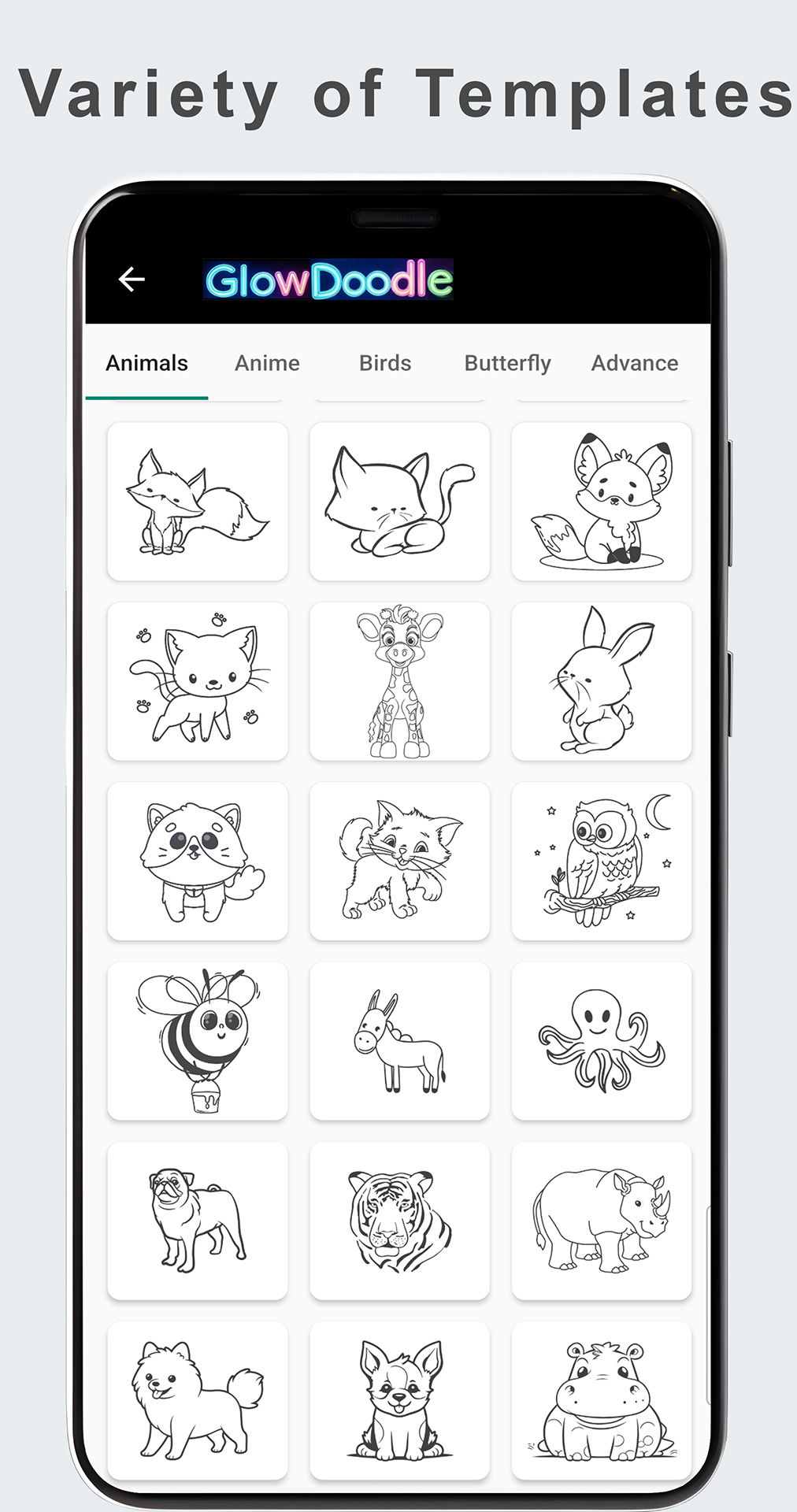 اسکرین شات 4 برنامه Glow Magic Doodle kaleidoscope