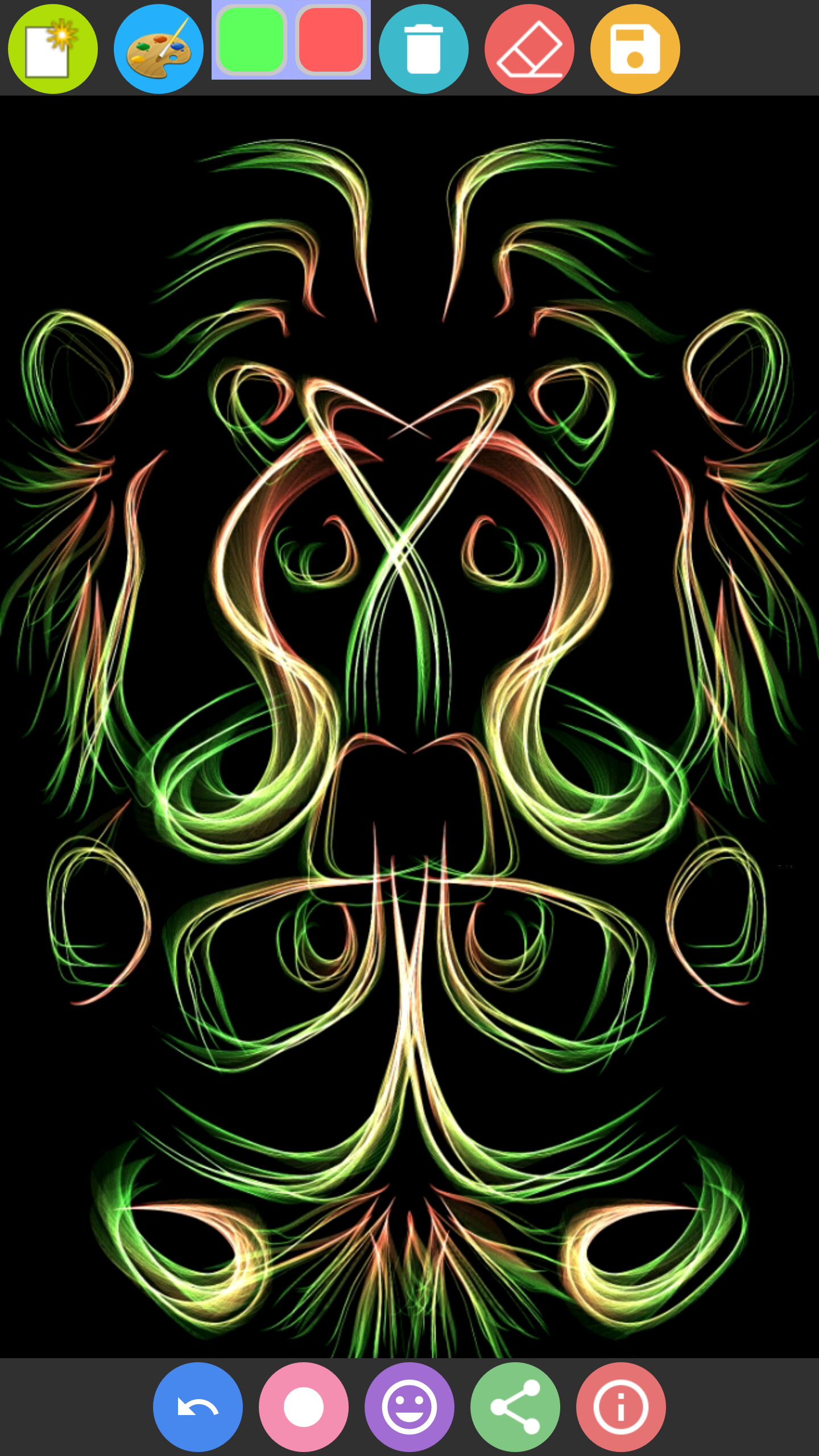 اسکرین شات 1 برنامه Magic art - draw, paint & dood