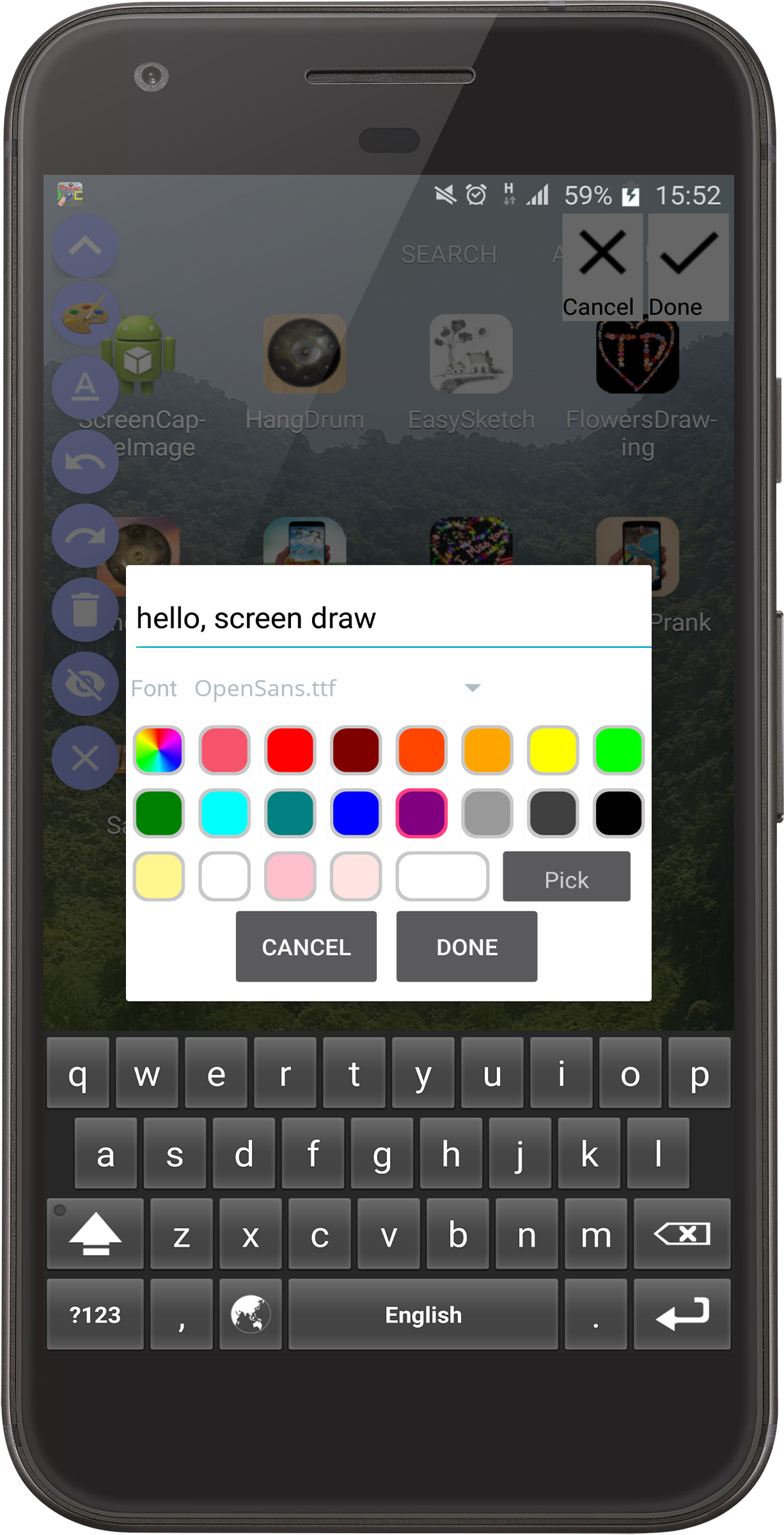 اسکرین شات 6 برنامه Draw anywhere on Screen AZDraw