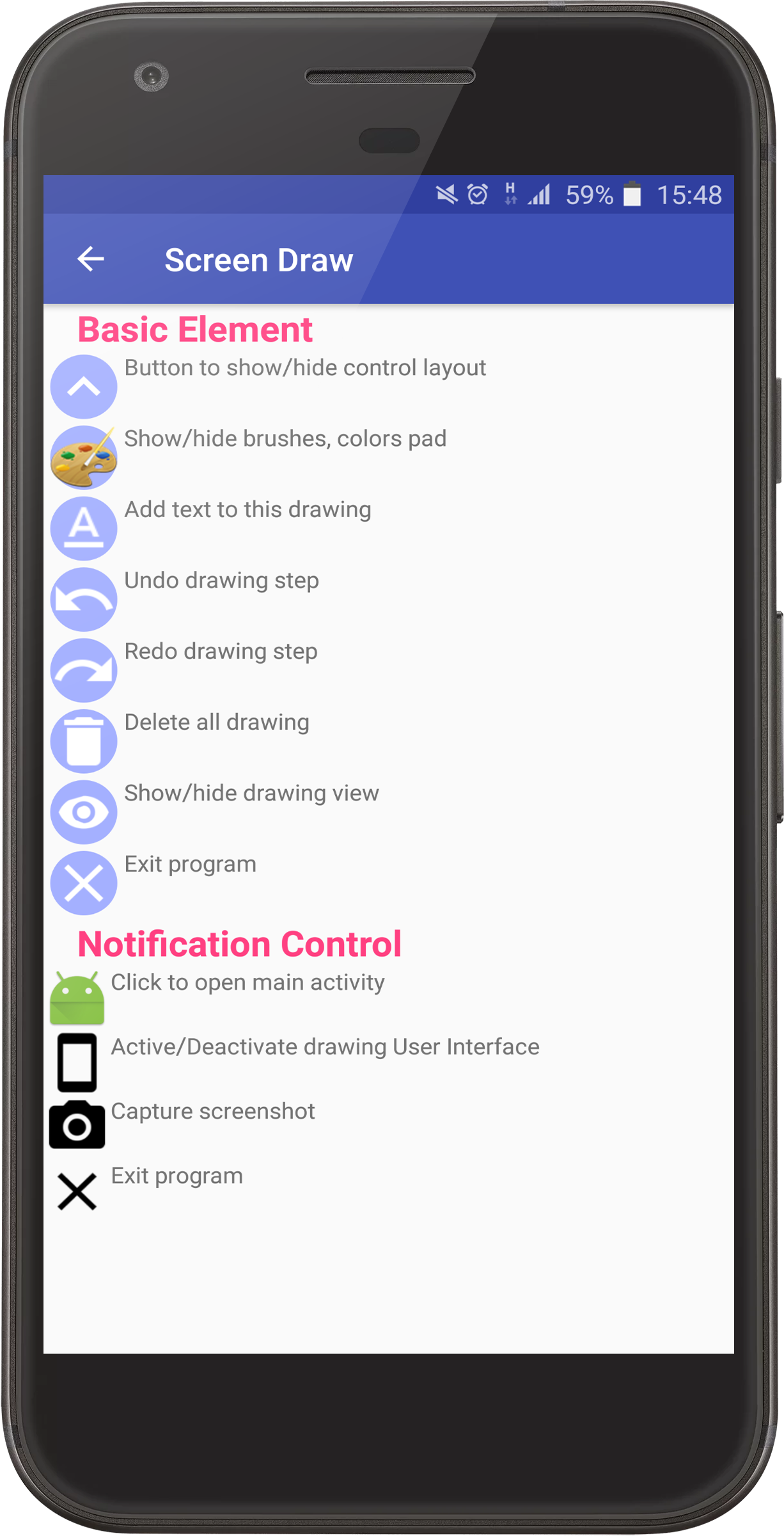 اسکرین شات 3 برنامه Draw anywhere on Screen AZDraw