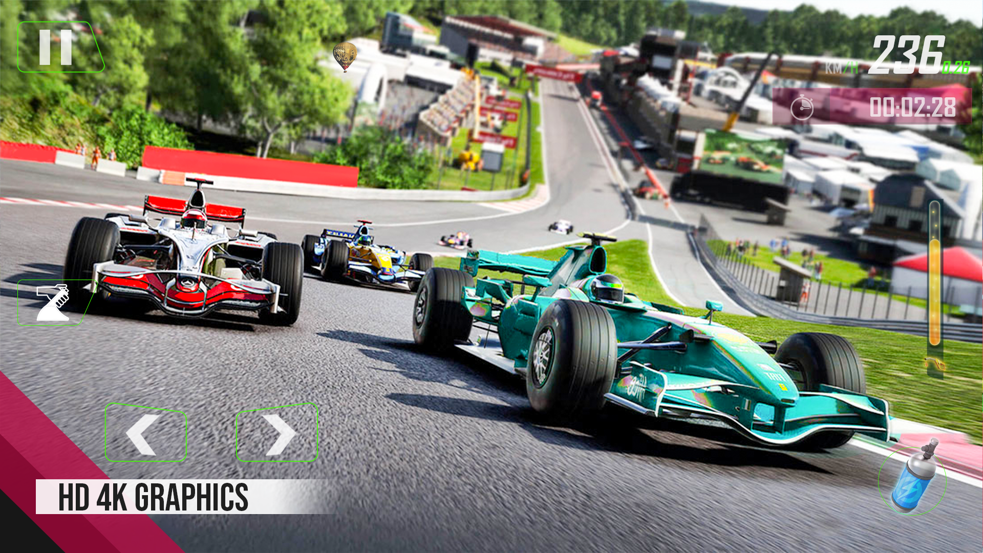 اسکرین شات 3 بازی Formula Car Driving Games