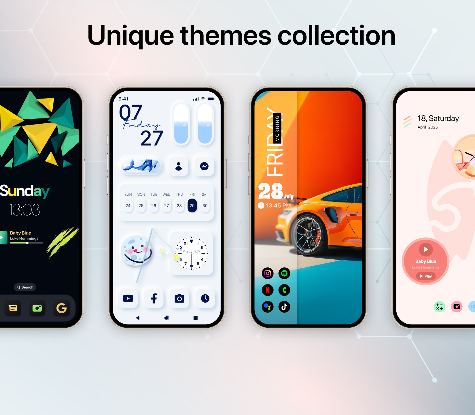 اسکرین شات 2 برنامه Liquid Launcher OS