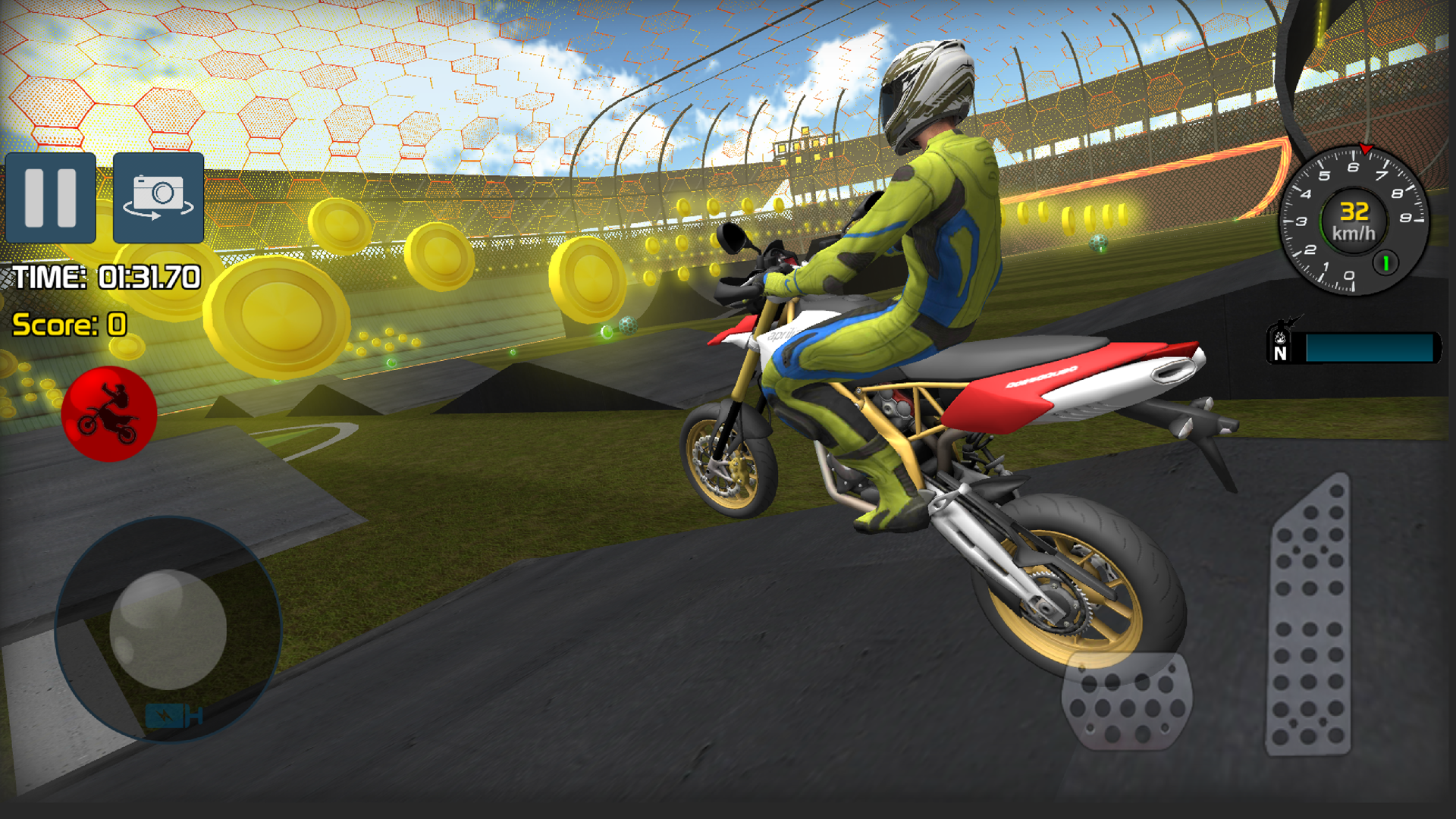 اسکرین شات 1 بازی Motorbike Freestyle