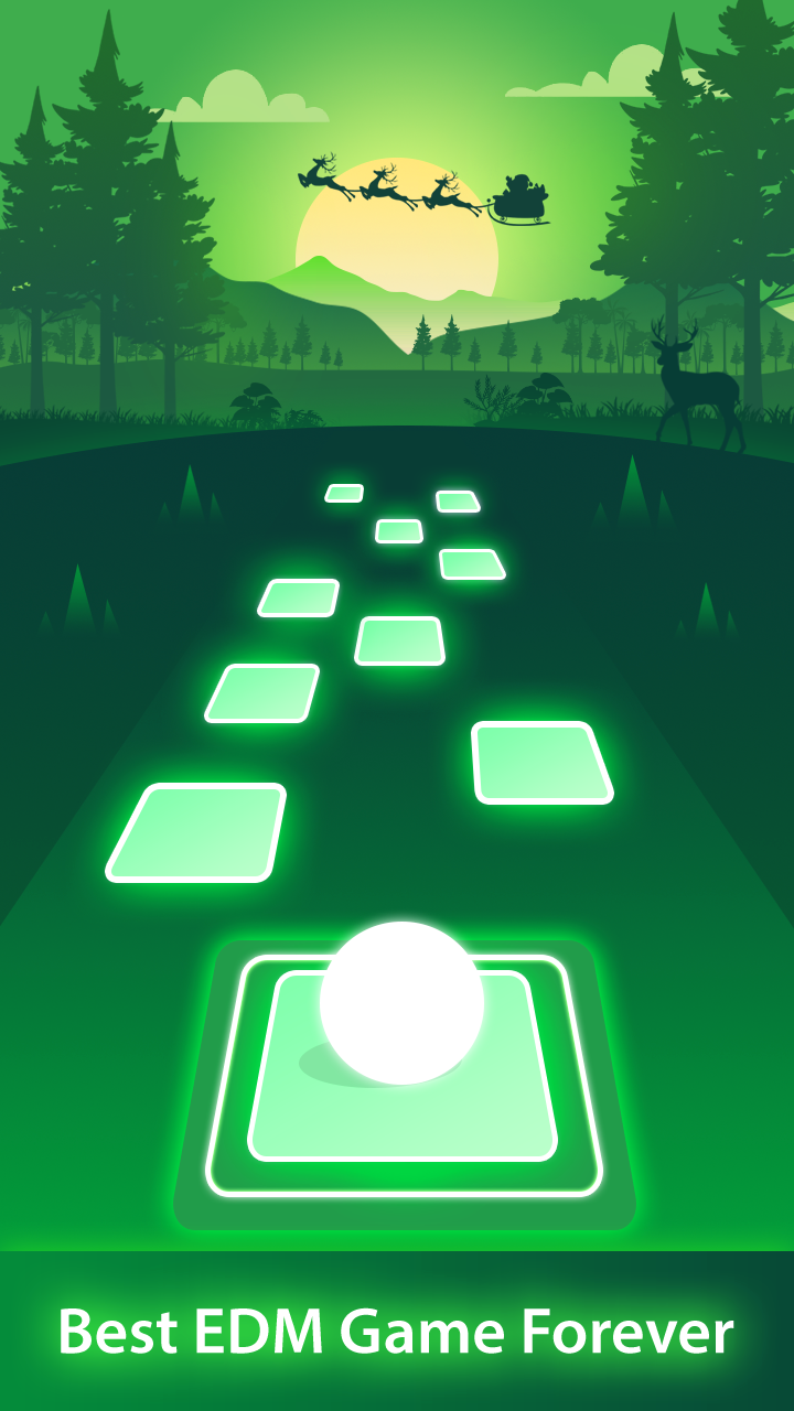 اسکرین شات 1 بازی Magic Dancing Ball Hop Game