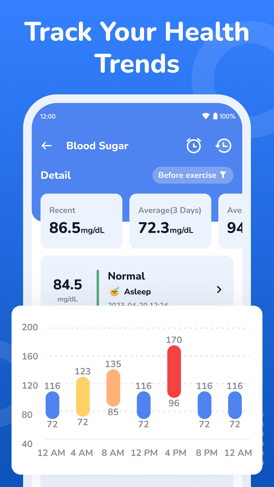 اسکرین شات 6 برنامه Health App: Mood Tracker