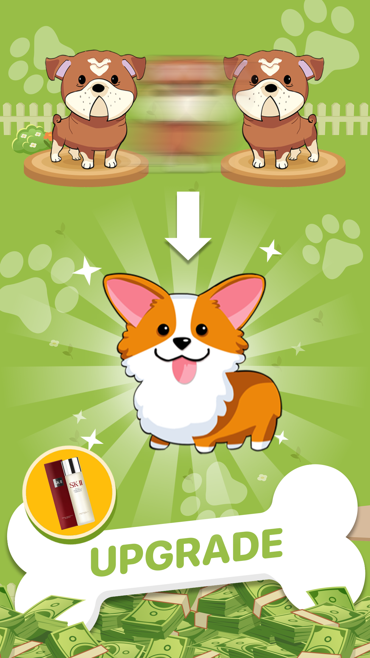 اسکرین شات 5 بازی Puppy Town - Merge & Win