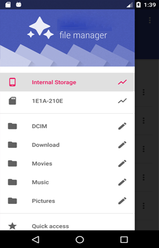 اسکرین شات 1 برنامه APK File manager